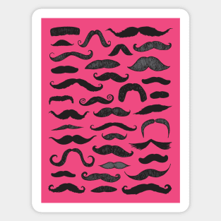 Handlebar Mustaches Sticker